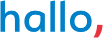 hallo, logo (blauw-rood)